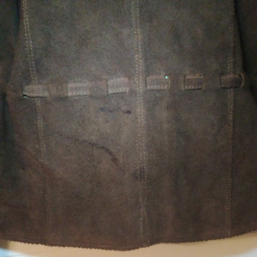 Maxima Wilson Brown Leather Jacket Medium - Picture 7 of 11